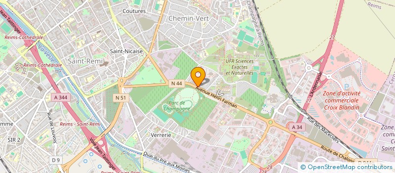 localisation de l'entreprise INDIVISION LE COADOU ERIC ET FRANCK  REIMS