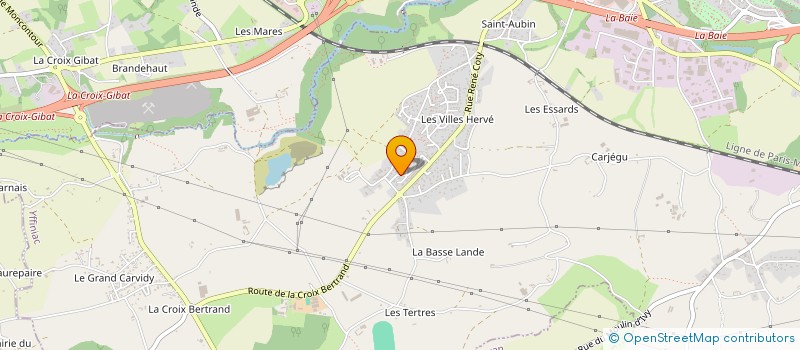 localisation de l'entreprise INDIVISION LE CORGUILLE - TIREL à YFFINIAC