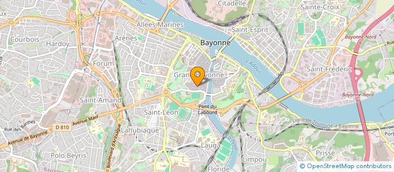 localisation de l'entreprise INDIVISION LE CORRE LABESCAU à BAYONNE