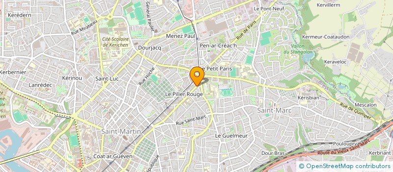 localisation de l'entreprise INDIVISION LE CORRE MANON ET THOMAS EWEN à BREST
