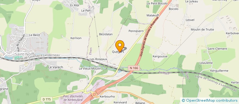 localisation de l'entreprise INDIVISION LE COURTOIS  SAINT-NOLFF