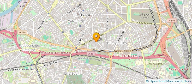 localisation de l'entreprise INDIVISION LE DANTEC THOMMEN à LILLE