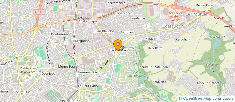 localisation de l'entreprise INDIVISION LE DENN DE MEIRA DE CASTRO à BREST