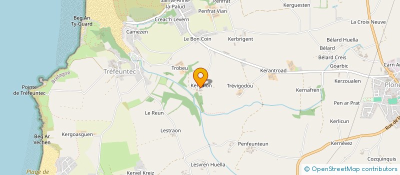 localisation de l'entreprise INDIVISION LE DOARE  PLONEVEZ-PORZAY