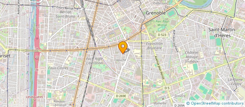 localisation de l'entreprise INDIVISION LE DONGE / ESCARTEFIGUE  GRENOBLE