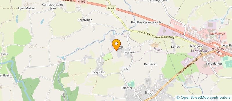 localisation de l'entreprise INDIVISION LE DUNFF à MELLAC