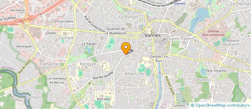 localisation de l'entreprise INDIVISION LE FLOCH LIZY à VANNES