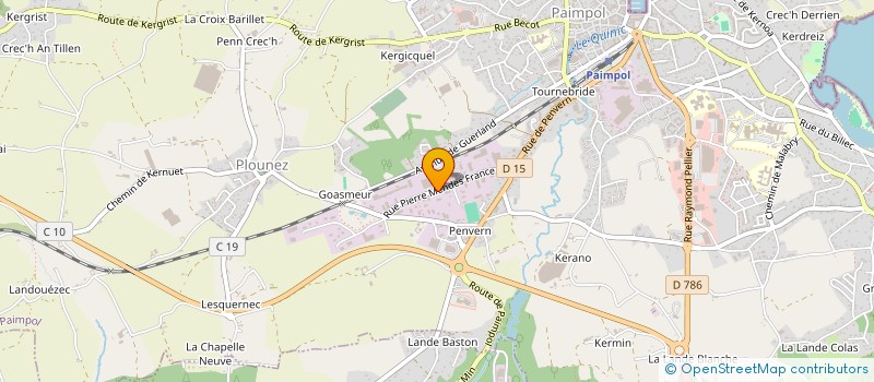 localisation de l'entreprise INDIVISION LE GALL  PAIMPOL