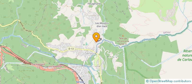 localisation de l'entreprise INDIVISION LE GARREC LUCAS NICOLAS  SERVOZ