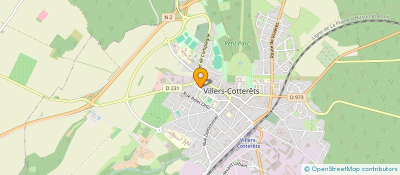 localisation de l'entreprise INDIVISION LE GAUYER  VILLERS-COTTERETS