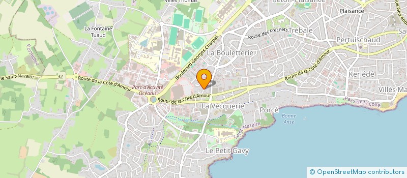 localisation de l'entreprise INDIVISION LE GLAND MATHEY  SAINT-NAZAIRE