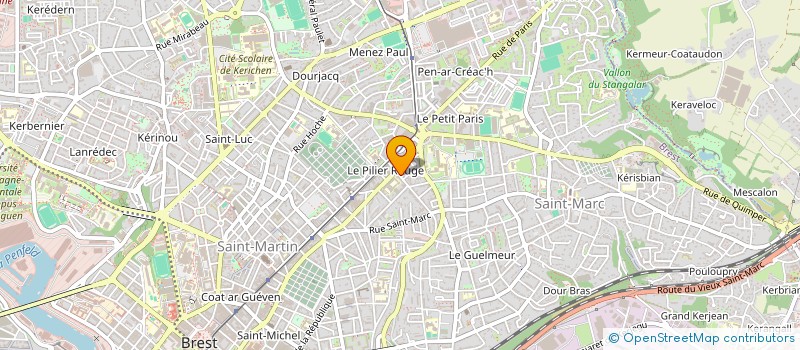 localisation de l'entreprise INDIVISION LE GRELLE ET HORTENSE à BREST