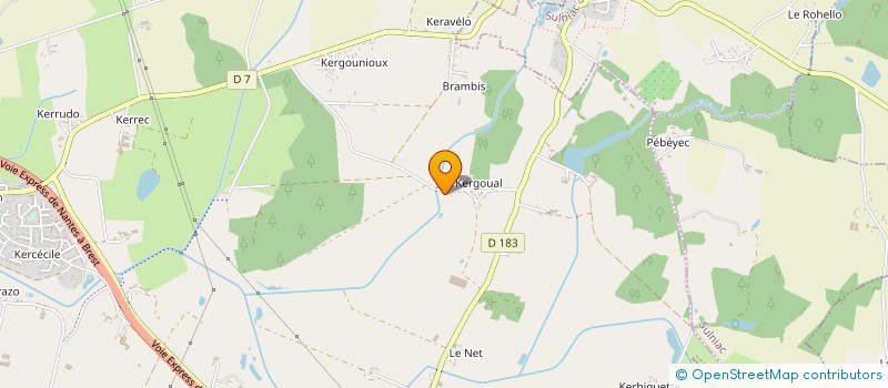 localisation de l'entreprise INDIVISION LE GUEN - CALLOCH  THEIX-NOYALO