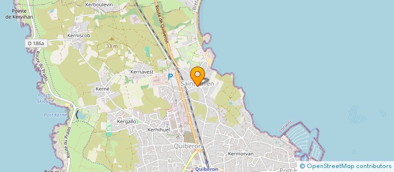 localisation de l'entreprise INDIVISION LE GUILLOUX à QUIBERON