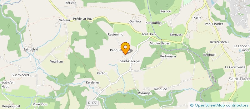 localisation de l'entreprise INDIVISION LE GUILLY CHRISTIAN à LANVENEGEN