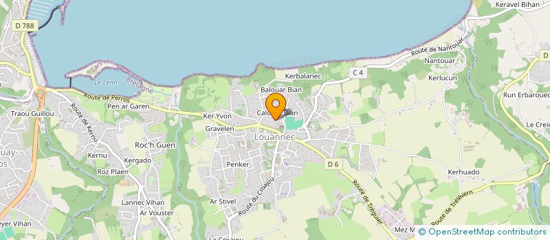 localisation de l'entreprise INDIVISION LE GUYADER  LOUANNEC