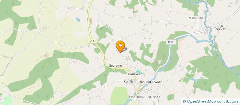 localisation de l'entreprise INDIVISION LE GUYADER*JEAN  LOGUIVY-PLOUGRAS