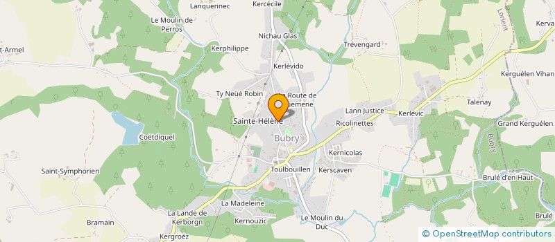 localisation de l'entreprise INDIVISION LE LEANNEC  BUBRY