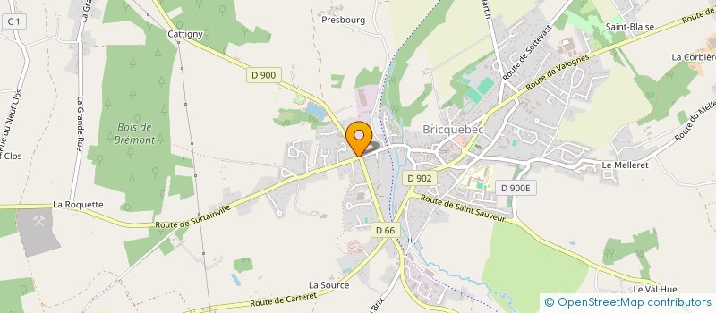 localisation de l'entreprise INDIVISION LE LOUER MARINE ET LEFILLEUL ANTONY  BRICQUEBEC-EN-COTENTIN