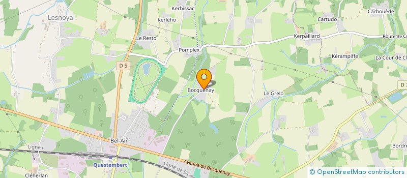 localisation de l'entreprise INDIVISION LE MAIGNAN DE KERANGAT  QUESTEMBERT