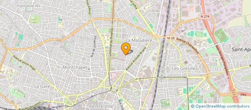 localisation de l'entreprise INDIVISION LE MAIRE - LEGER à DIJON