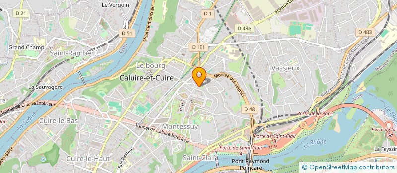 localisation de l'entreprise INDIVISION LE MAREC ANAV  CALUIRE-ET-CUIRE