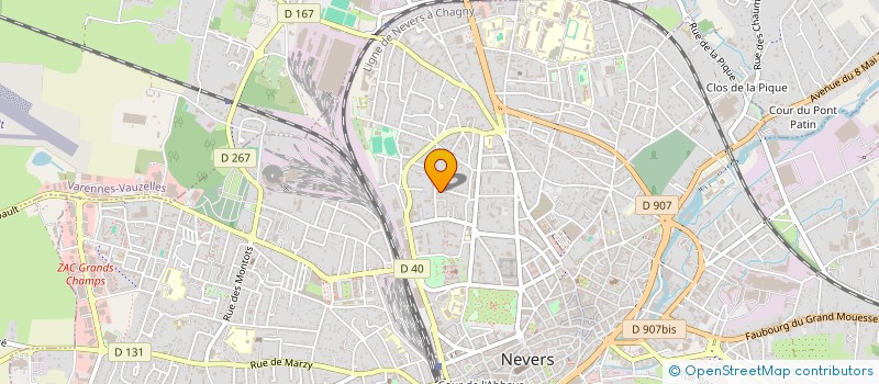 localisation de l'entreprise INDIVISION LE MARREC à NEVERS