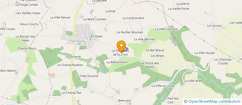 localisation de l'entreprise INDIVISION LE MEAUX TRONET  PENGUILY