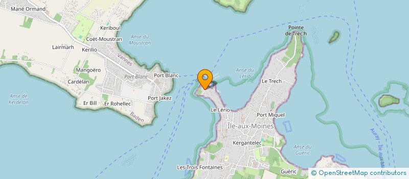 localisation de l'entreprise INDIVISION LE MENE  ILE-AUX-MOINES