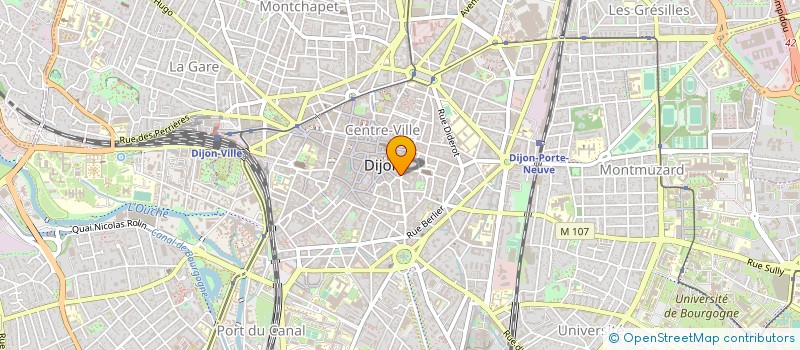 localisation de l'entreprise INDIVISION LE MEUR MARCEL à DIJON