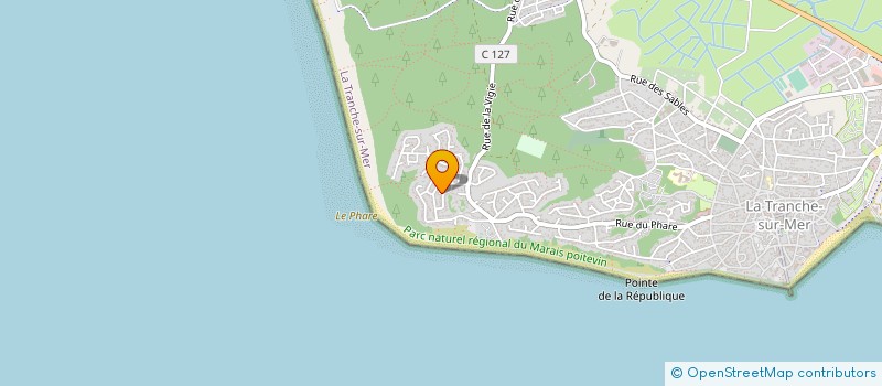 localisation de l'entreprise INDIVISION LE MOAL HILLAIRET à LA TRANCHE-SUR-MER