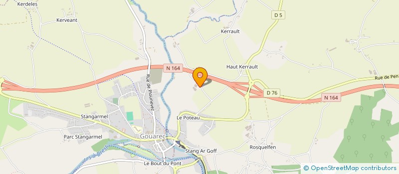 localisation de l'entreprise INDIVISION LE MOGOUROU à BON REPOS SUR BLAVET