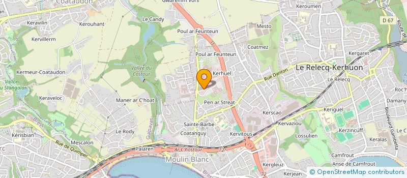 localisation de l'entreprise INDIVISION LE MOIGNE EMEILLAT  LE RELECQ-KERHUON