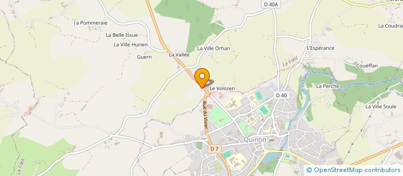 localisation de l'entreprise INDIVISION LE MOINE JAFFROT  LE FIL