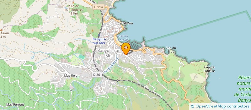 localisation de l'entreprise INDIVISION LE MORTELLEC ET LAVAUD  BANYULS-SUR-MER