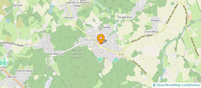 localisation de l'entreprise INDIVISION LE MORVAN  PLEUMEUR-BODOU