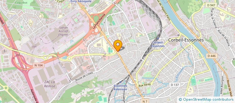localisation de l'entreprise INDIVISION LE NAIL à CORBEIL-ESSONNES
