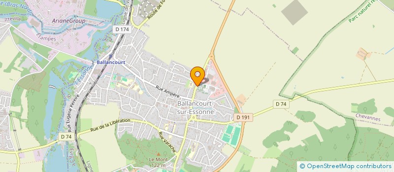 localisation de l'entreprise INDIVISION LE NORMAND / RACAULT à BALLANCOURT-SUR-ESSONNE