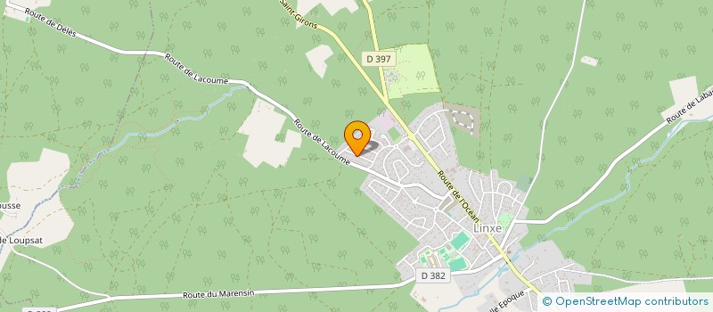 localisation de l'entreprise INDIVISION LE / OCCHIPENTI  LINXE