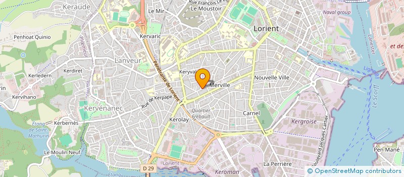 localisation de l'entreprise INDIVISION LE PAIH  LORIENT