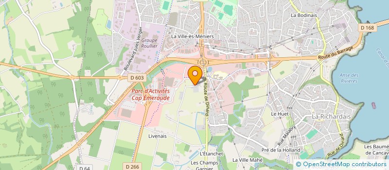 localisation de l'entreprise INDIVISION LE PODER-LE SAUCE  PLEURTUIT