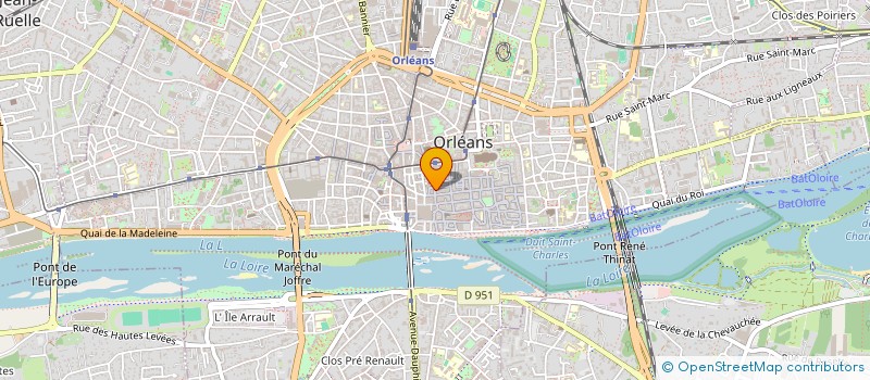 localisation de l'entreprise INDIVISION LE POURHIET BOUGRE  ORLEANS