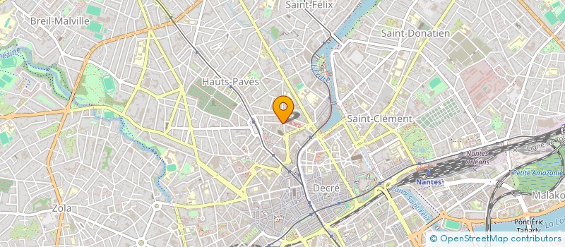 localisation de l'entreprise INDIVISION LE POURHIET BOURNET  NANTES