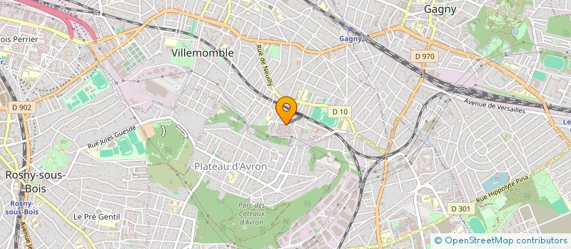 localisation de l'entreprise INDIVISION + LE PRIOL HAYE à VILLEMOMBLE