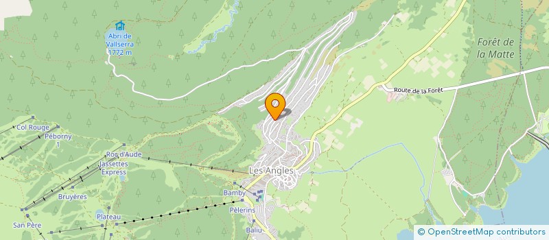 localisation de l'entreprise INDIVISION LE QUELLEC MELANIE, STANTINA REGIS, CARRERE LAURA ET CARRERE THOMAS  LES ANGLES