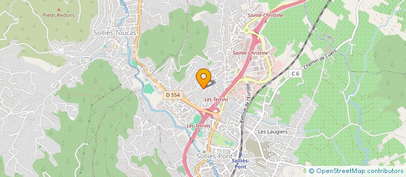 localisation de l'entreprise INDIVISION LE ROUX-REBOUX  SOLLIES-PONT