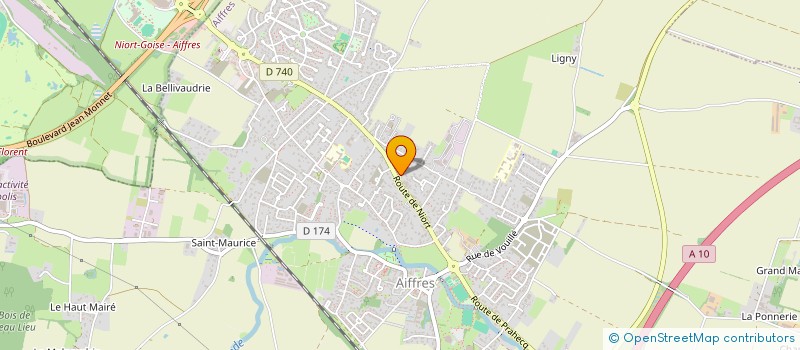 localisation de l'entreprise INDIVISION LE SAUX/BO  AIFFRES