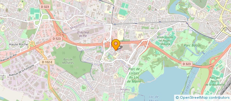localisation de l'entreprise INDIVISION LE TOQUIN CHESNEAU à ANGERS