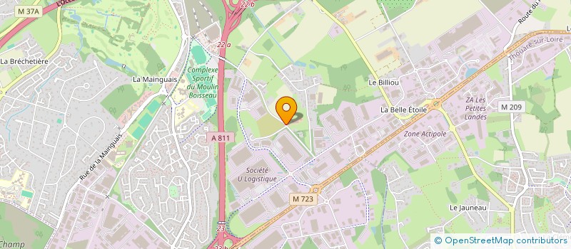 localisation de l'entreprise INDIVISION LE TOUZE  CARQUEFOU