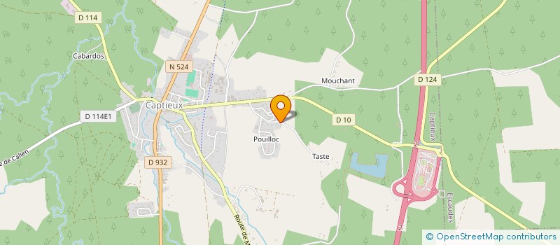 localisation de l'entreprise INDIVISION LE VERGE / DARROMAN  CAPTIEUX